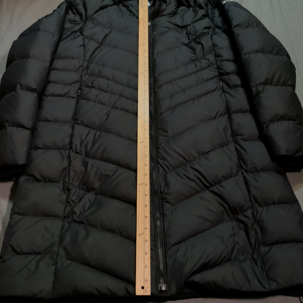 Columbia Down Parka Puffer Jacket Womens Size XL Quilted Granola Preppy Gorpcore - Picture 4 of 9
